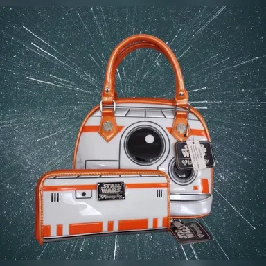 NWT Loungefly Star Wars BB-8 Purse and Wallet