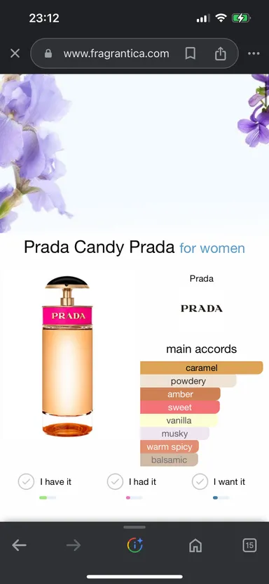 Prada Candy Deluxe Mini Eau de Parfum For Women 5 ml. New Unboxed