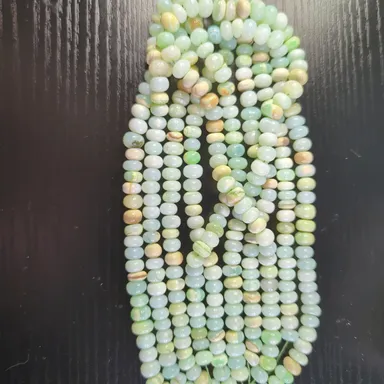 NEW- Peruvian Opal Rondelles