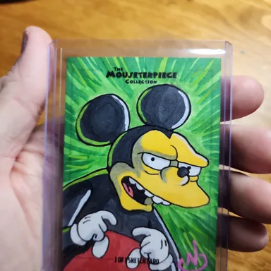 Moe-key Mouse 1/1 Sketchcard