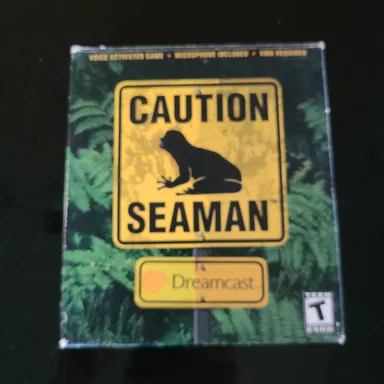 Sega Dreamcast Caution Seaman Big Box