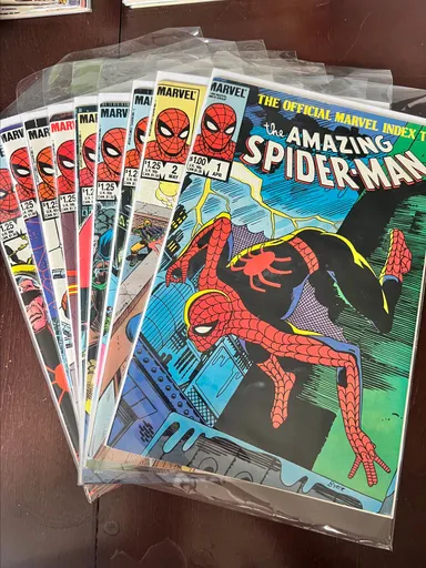 Offical marvel index to the amazing spiderman 1-9