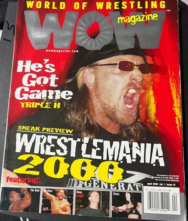 Mag April 2000 HHH WOW Wrestling Magazine