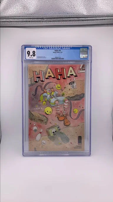 Haha #4 Patrick Horvath Cover CGC 9.8