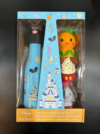 Disney - Disney Parks Stainless Steel Water Bottle and Toppers Set by Jerrod Maruyama