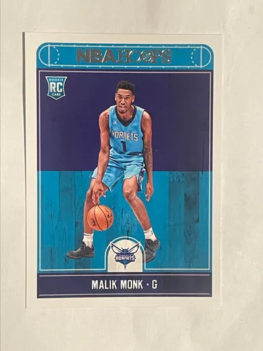2017-18 Hoops Basketball #261 Malik Monk Rookie