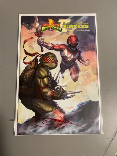 TMNT MMPR II #4 Signed by Sajad Shah