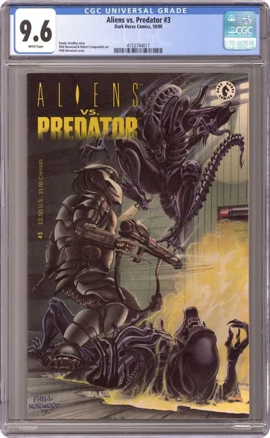Aliens vs. Predator #3 CGC 9.6 1990 Dark Horse Comics