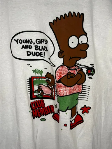 VTG Black Bart Young Gifted and Black Dude Size 2XL