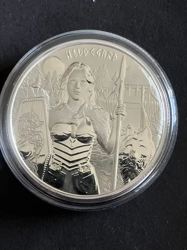 2022 1 oz .9999 Silver Germania Mint Hildegard