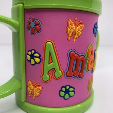 Child’s 3D Kids Mug (Personal Name AMANDA)
