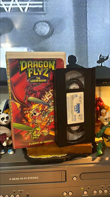 DRAGON FLYZ LEGEND BEGINS VHS Video Tape FLIGHT IS MIGHT Case Fly Z
