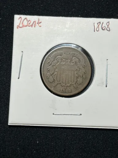 1868 2 Cent