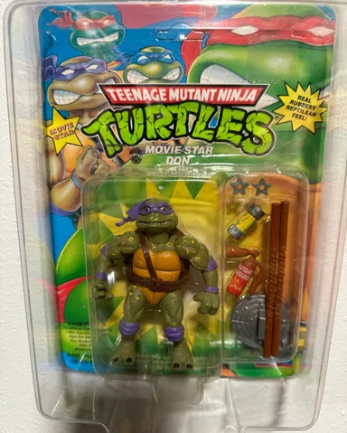 Unpunched NM/MTeenage Mutant Ninja Turtles TMNT Movie Star Don Playmates 1993