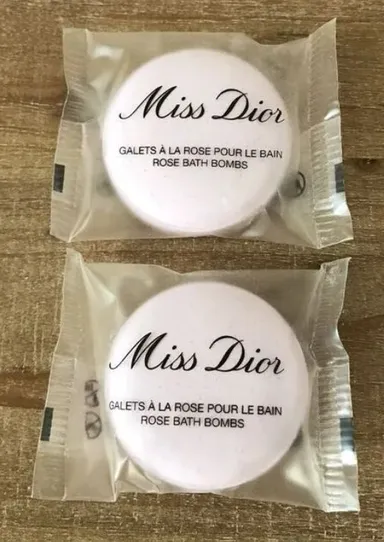 DIOR Miss Dior Body Rose Bath Bombs Tablets 0.52 oz / 15 g X 2