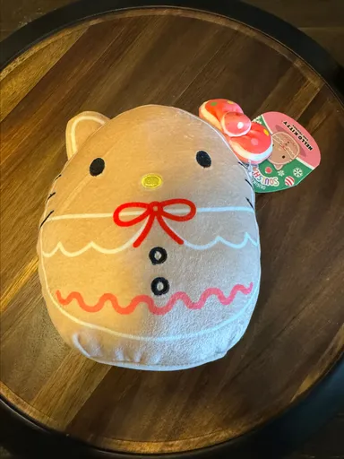 Squishmallow hello Kitty gingerbread plush