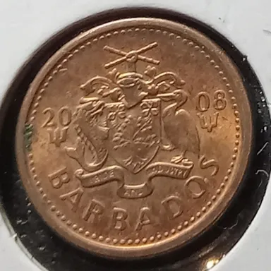 Barbados 2008 1 cent