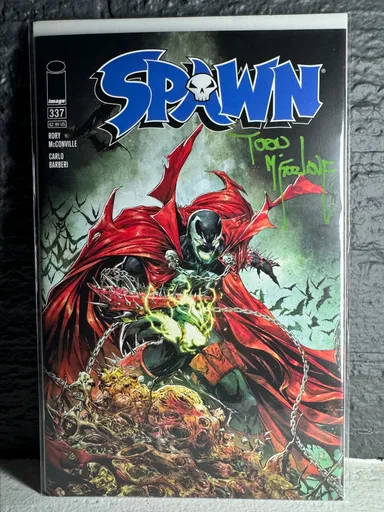 Spawn #337 Signed By Todd McFarlane 