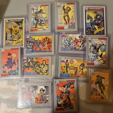 DC Comic cards lot