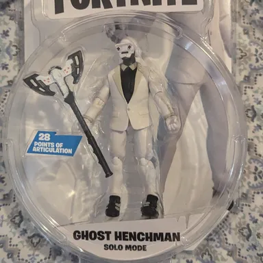 Fortnite Ghost Henchman 4" Action Figure 2021 MIP Solo Epic Video Games Jazwares