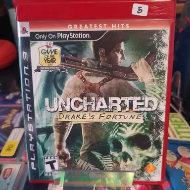 PS3 Uncharted Drake's Fortune Greatest Hits