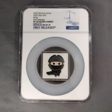 2022 Niue S$2 NGC PF70 Ultra Cameo Ninja Chibi 