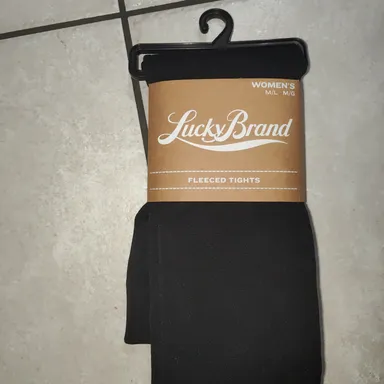 LUCKY BRAND NWT FLEECED TIGHTS M/L
