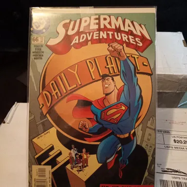 Superman Adventures #66 2002 Daily Planet Cover