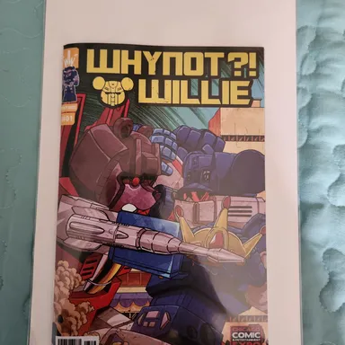 Why Not?! Willie C2E2 exclusive Transformers homage variant ashcan.