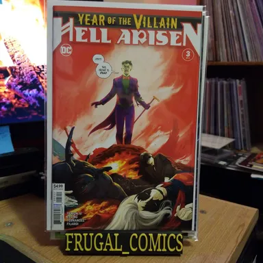 year of the villain: Hell Arisen #3 1st full Punchline Batman joker
