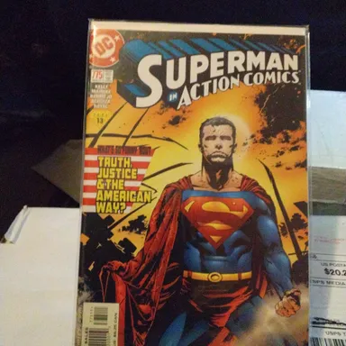 Superman in Action Comics #775 2001 1st appearance of Manchester Black