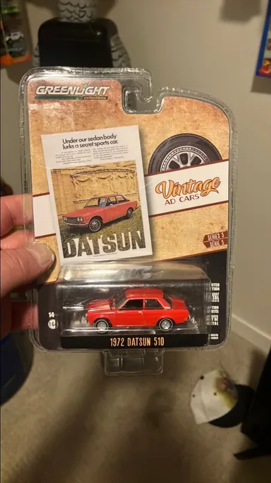 Greenlight collectibles, vintage cars, 1972, Datsun 510