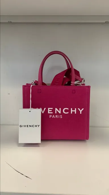 74171 GIvenchy Pink Canvas Mini G-Tote 2-ways Bag