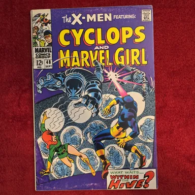 X-Men #48 ~ 1968 ~ FN(6.0) Cond ~ 2 story issue ~ Cyclops & Marvel Girl / Beast Story ~ Silver Age