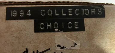 1994 collector choice Football card