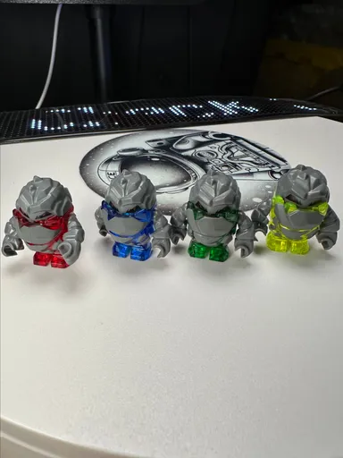 New, complete set of rock monsters