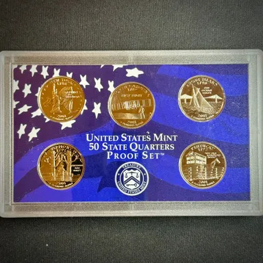 2001-S US Mint 50 State Quarters Proof Set