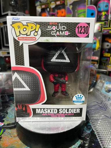 Masked Soldier #1230 Squid Game Funko Exclusive Funko Pop *Box has color Splotches*