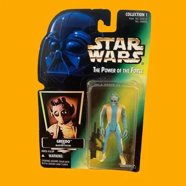 Greedo Vintage 90’s Star Wars Action Figure New In The Box