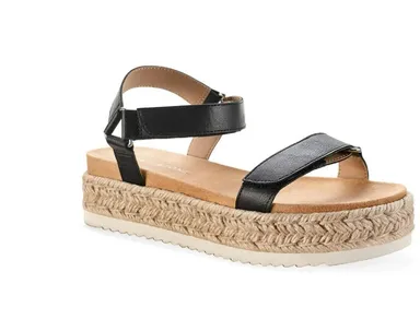 Sun + Stone Womens Rylaan Casual Flatform Platform Sandals