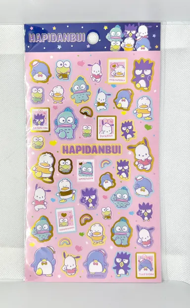 Sanrio Hapidanbui Boys Sticker Sheet