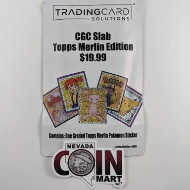 CGC SLAB TOPPS MERLIN EDITION suggested MSRP $19.99
