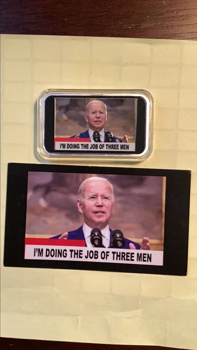 Biden “ I am doing the job of three men”