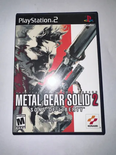 Metal Gear Solid 2 Sons of Liberty PlayStation 2 PS2 Complete In Box CIB Manual