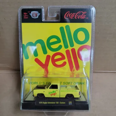 M2 Mello Yello 76 Dodge Adventure 150 Custom Coca Cola Square Body New 2024