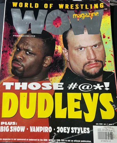 July 2000 Dudley’s WOW Wrestling Magazine