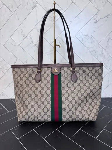 LIKE NEW- Gucci Ophidia Sherry Line Shopping Tote