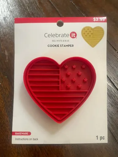 Baking Heart Flag Cookie Press