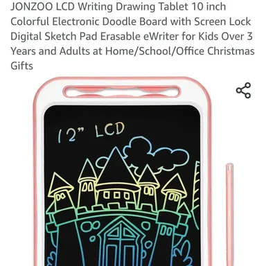 LCD writing and drawing tablet