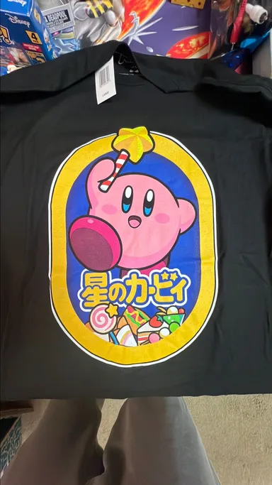 Shirt Kirby Long Sleeve Tee L